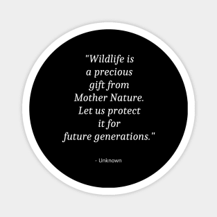 World Wildlife Day Magnet